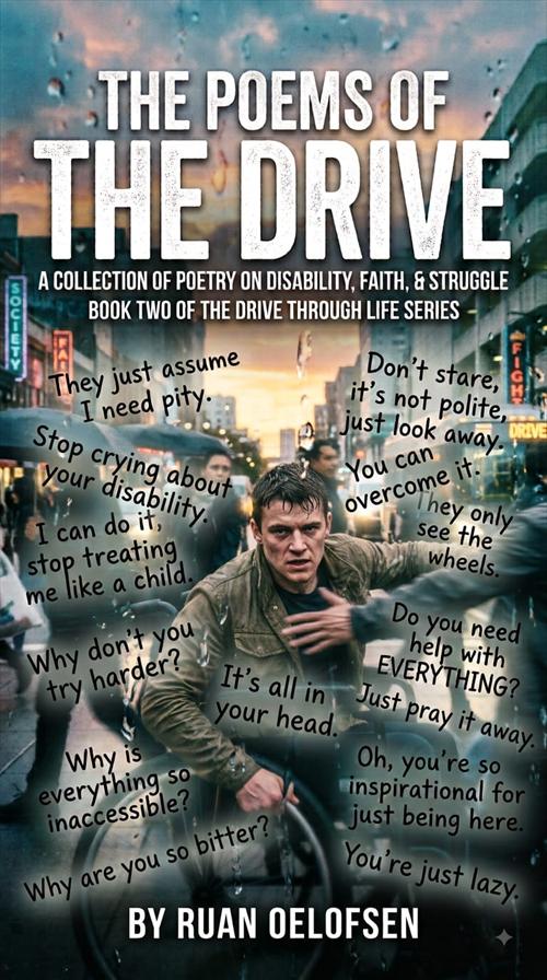 Book cover of The Poems of the Drive written by Ruan Oelofsen — releasing April 27, 2027